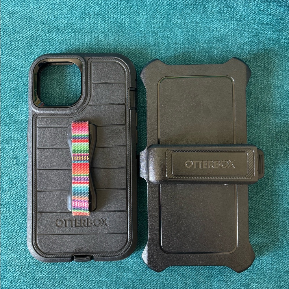 OtterBox Black Phone Case- iphone 15